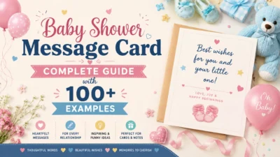 Baby Shower Message Card Complete Guide with 100+ Examples