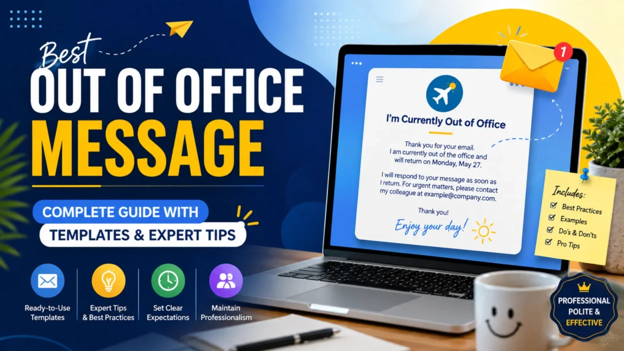 Best Out of Office Message Complete Guide with Templates & Expert Tips