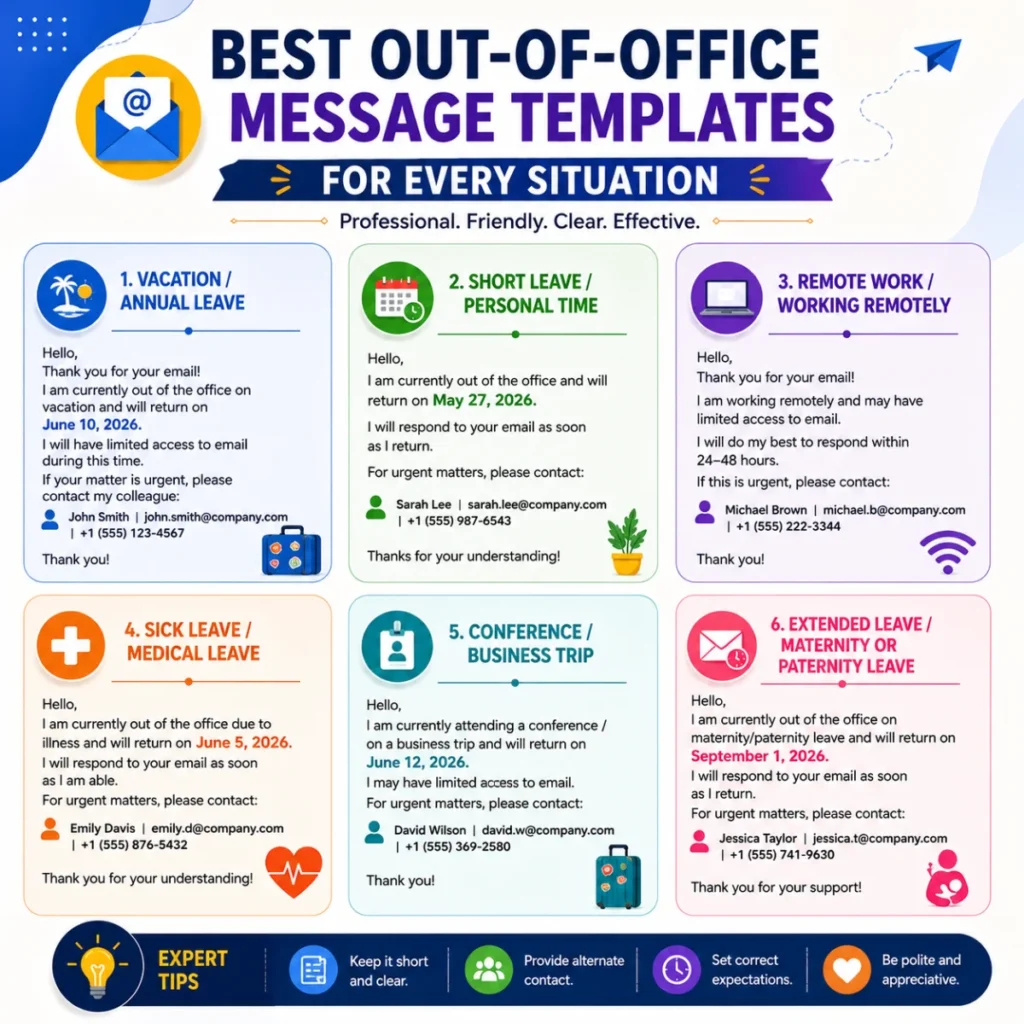 Best Out-of-Office Message Templates for Every Situation