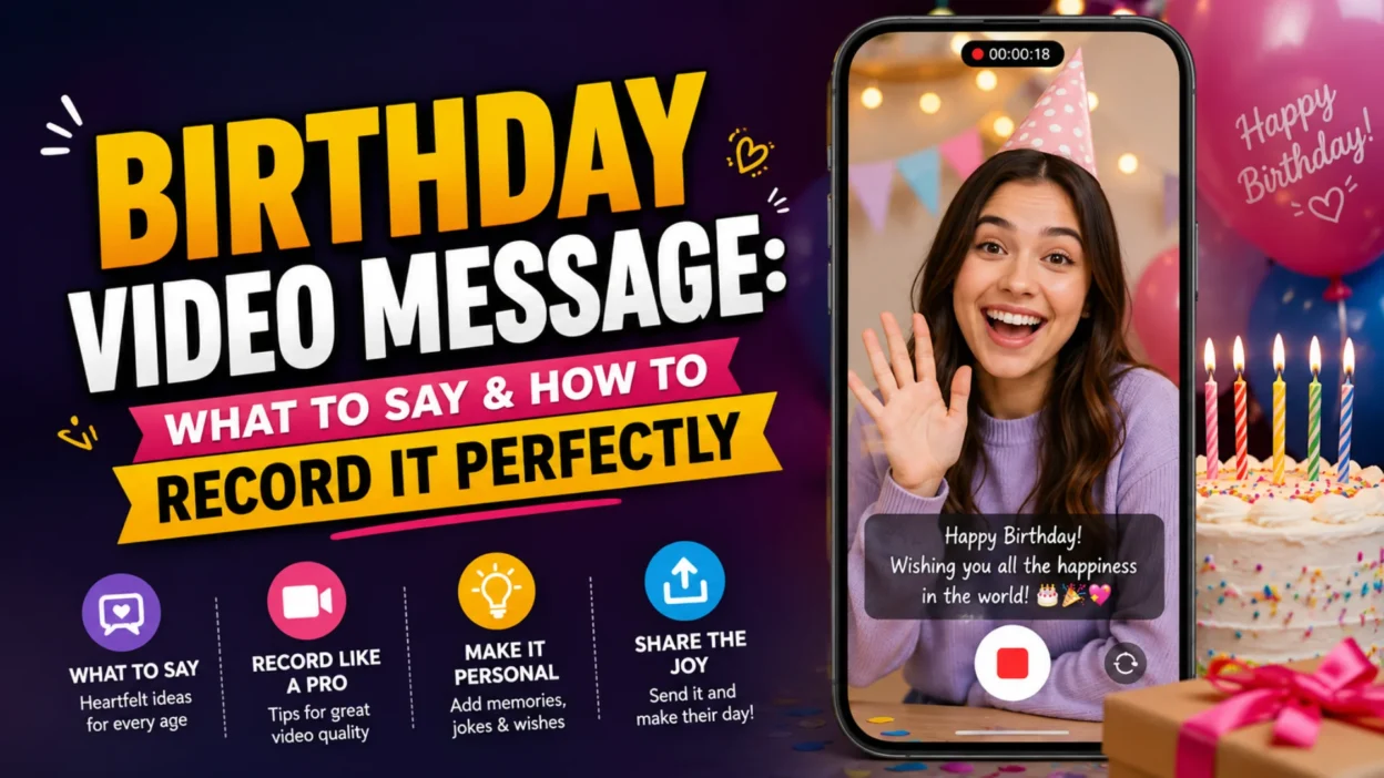 Birthday Video Message What to Say & How to Record It Perfectly