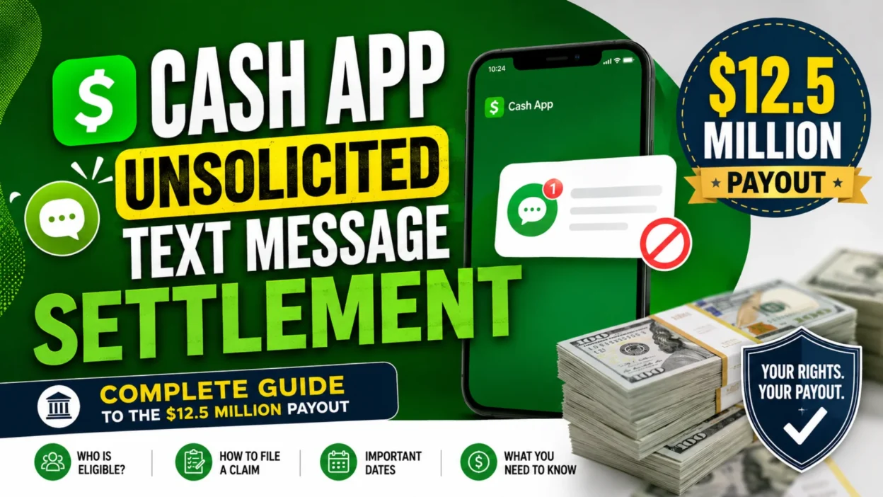 Cash App Unsolicited Text Message Settlement Complete Guide to the $12.5 Million Payout