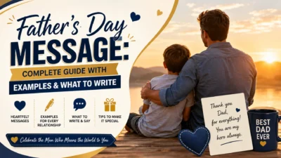 Father’s Day Message Complete Guide with Examples & What to Write