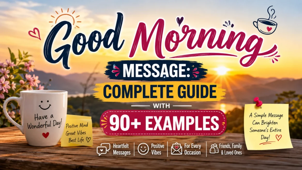 Good Morning Message Complete Guide with 90+ Examples