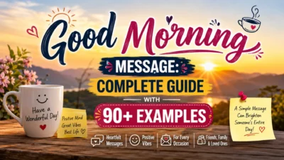 Good Morning Message Complete Guide with 90+ Examples