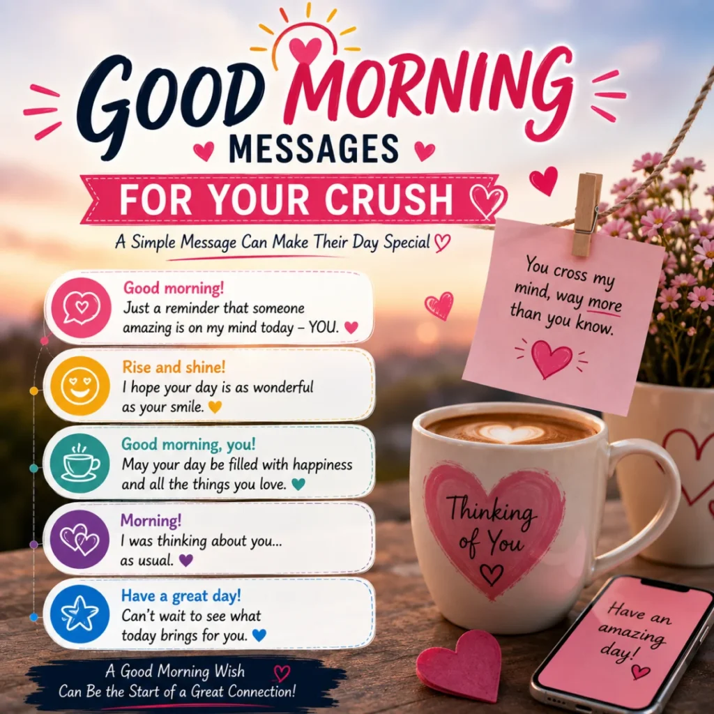 Good Morning Messages for Your Crush