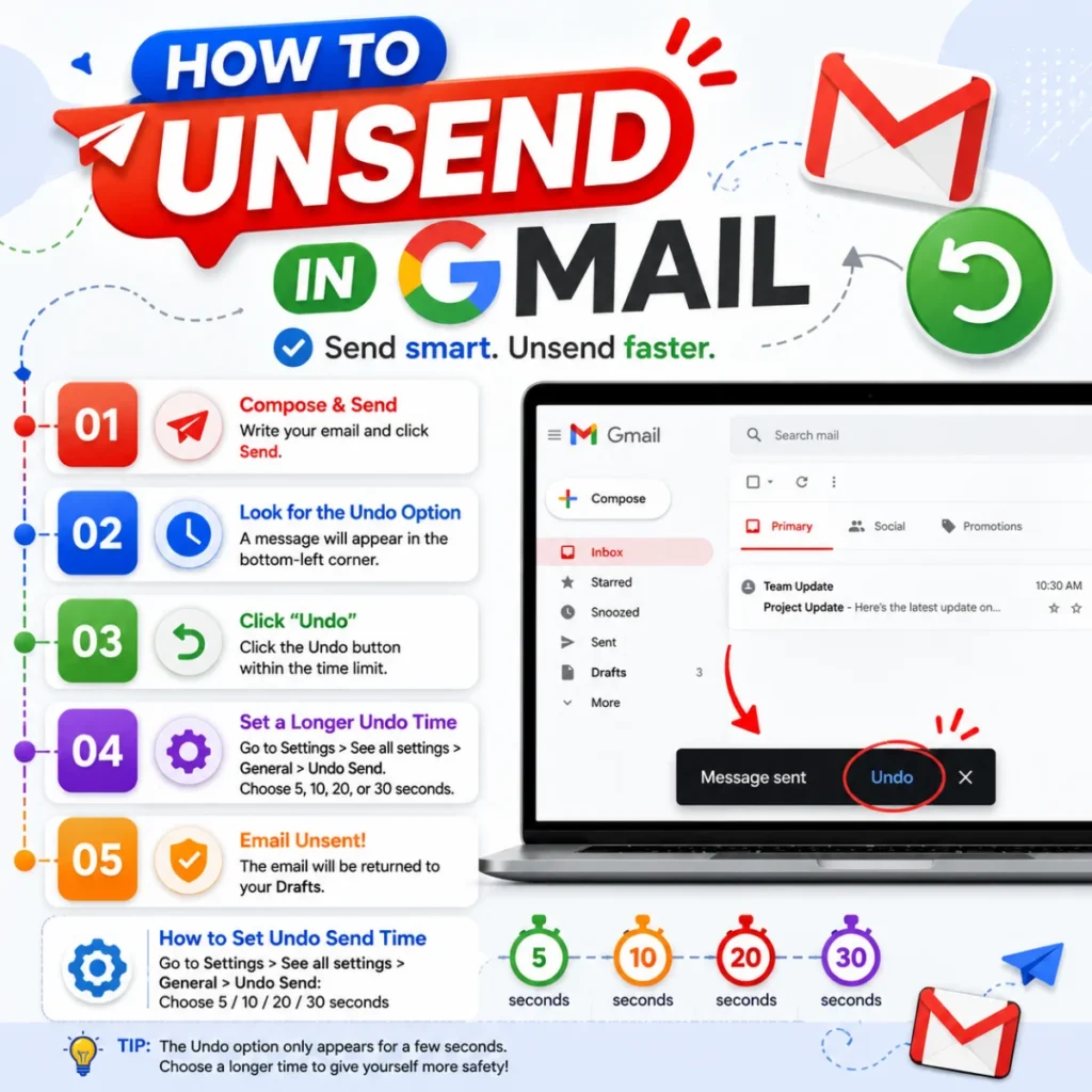 How to Unsend in Gmail