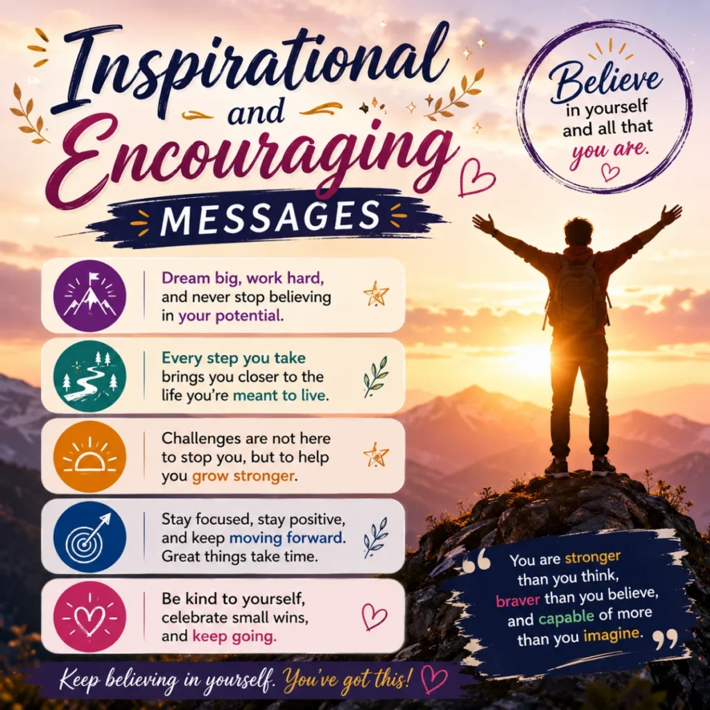 Inspirational and Encouraging Messages