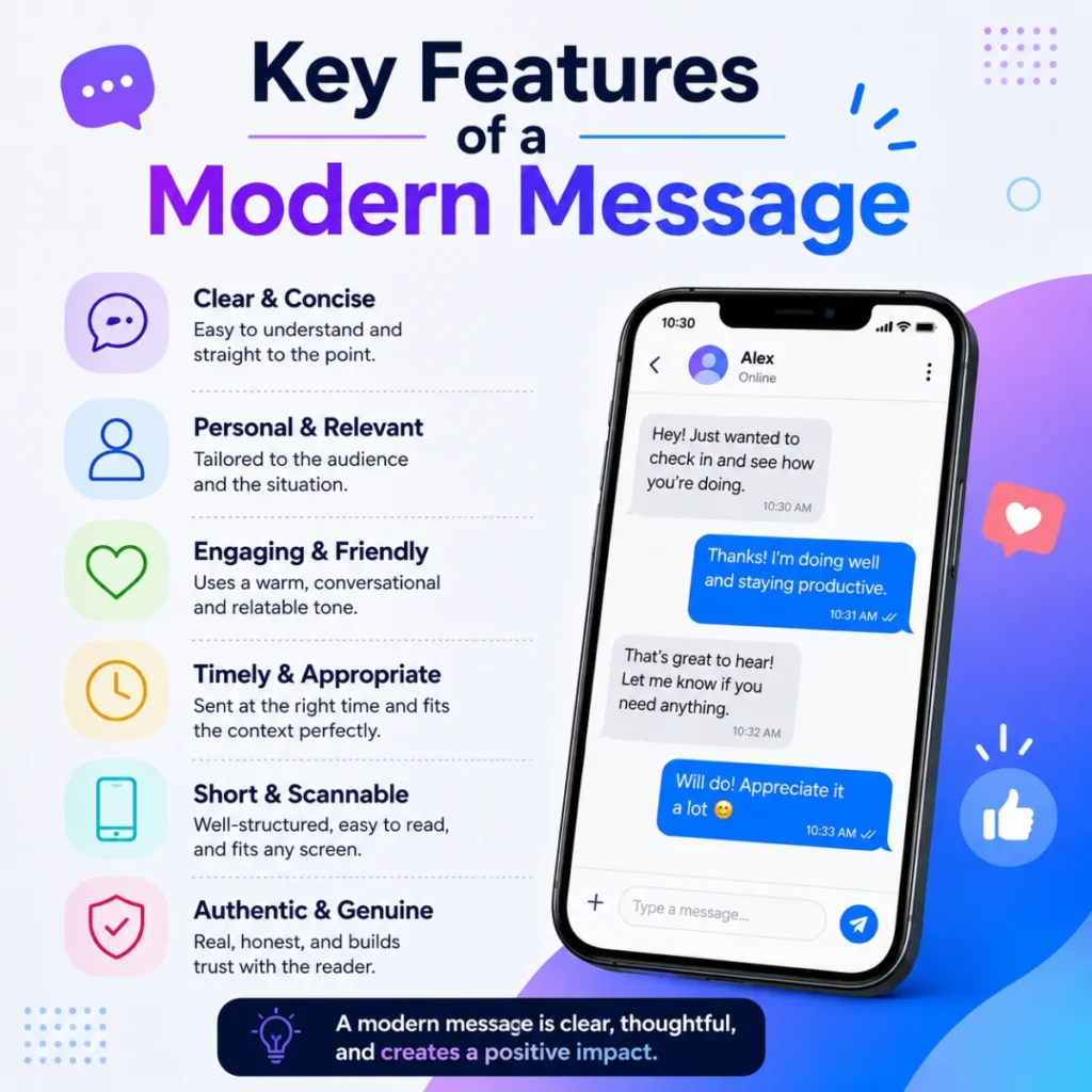 Key Features of a Modern Message