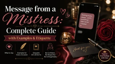 Message from a Mistress Complete Guide with Examples & Etiquette