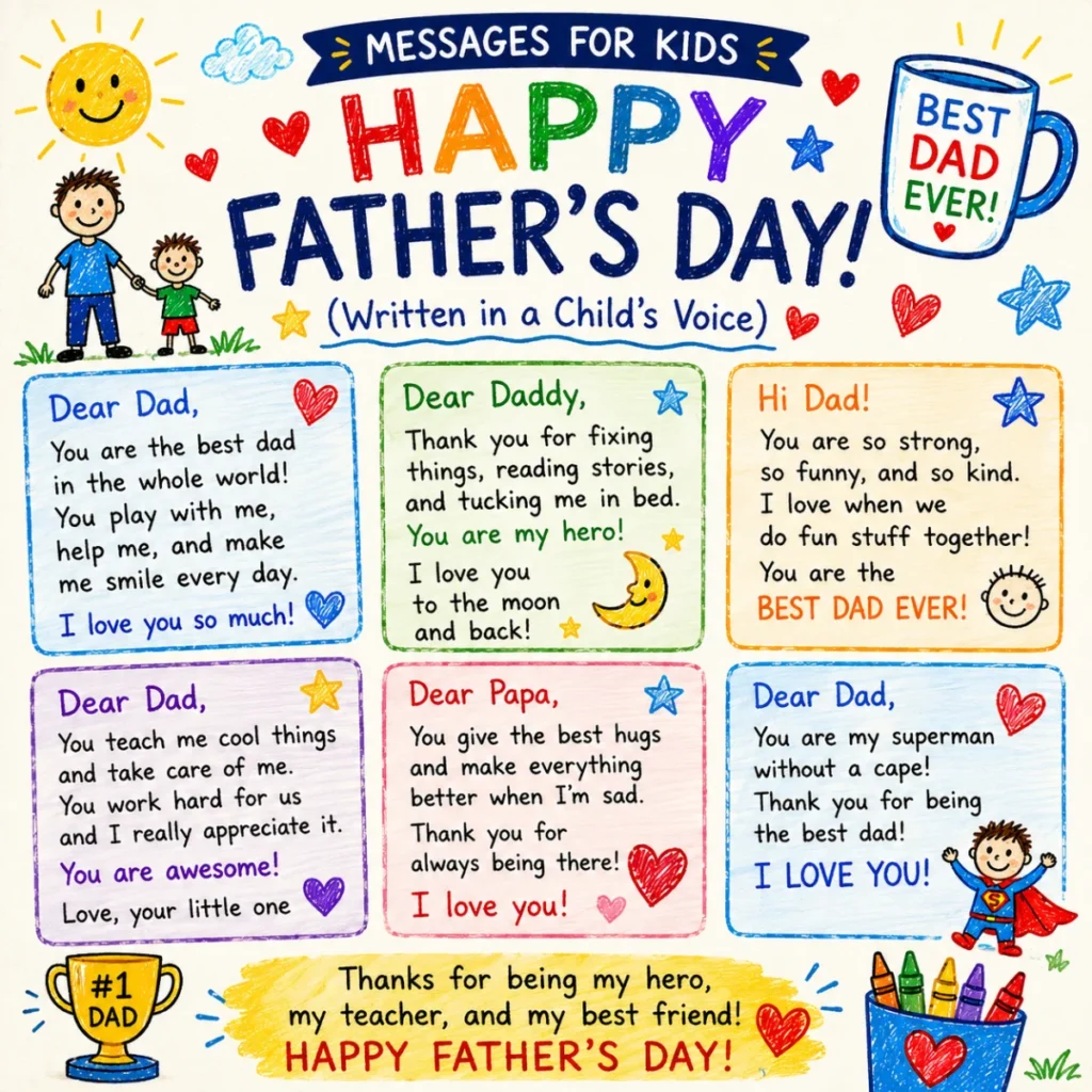 Messages for Kids (Written in a Child’s Voice)