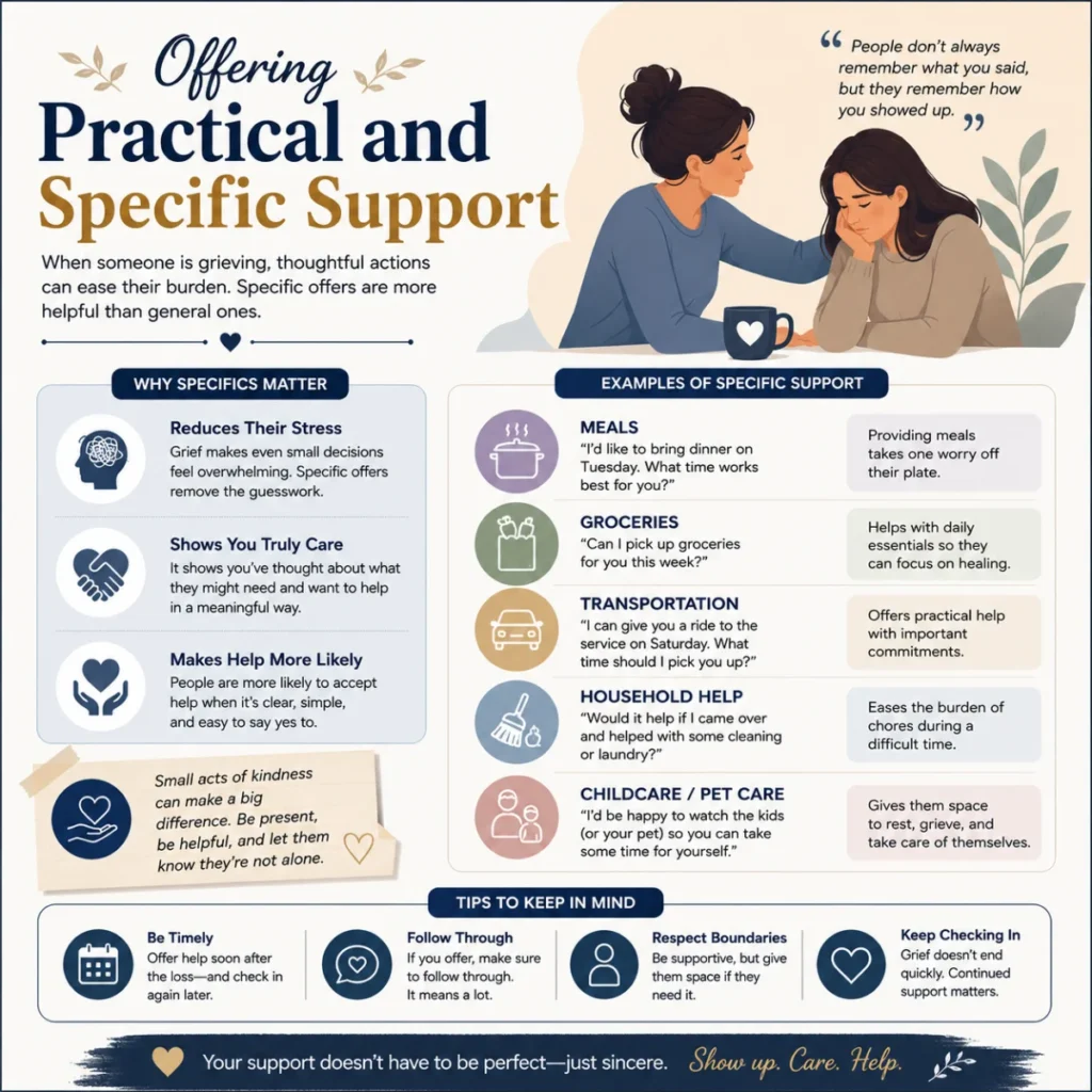 Offering Practical and Specific Support