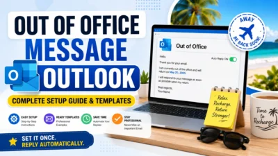 Out of Office Message Outlook Complete Setup Guide & Templates