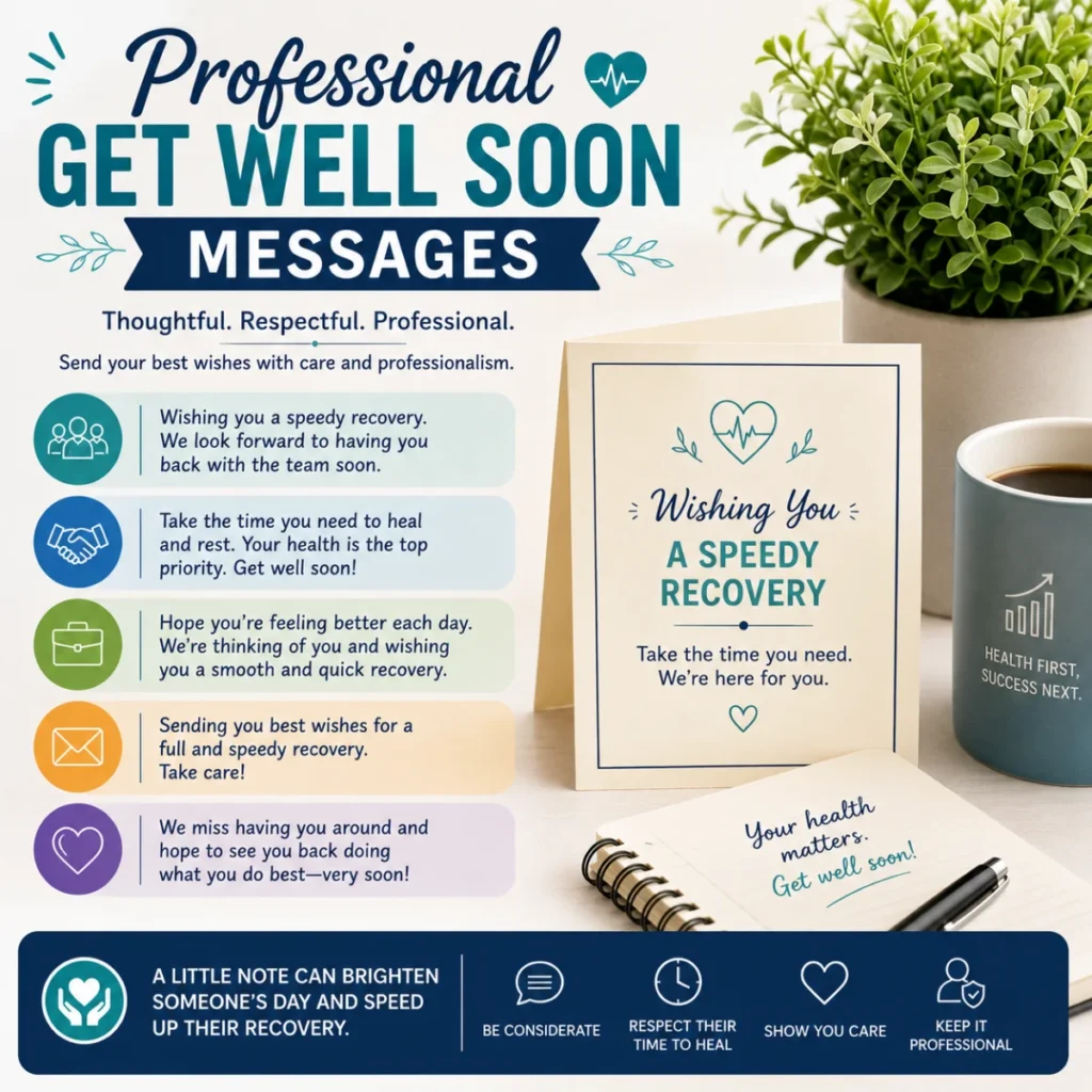 Professional Get Well Soon Messages