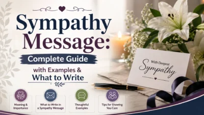 Sympathy Message Complete Guide with Examples & What to Write