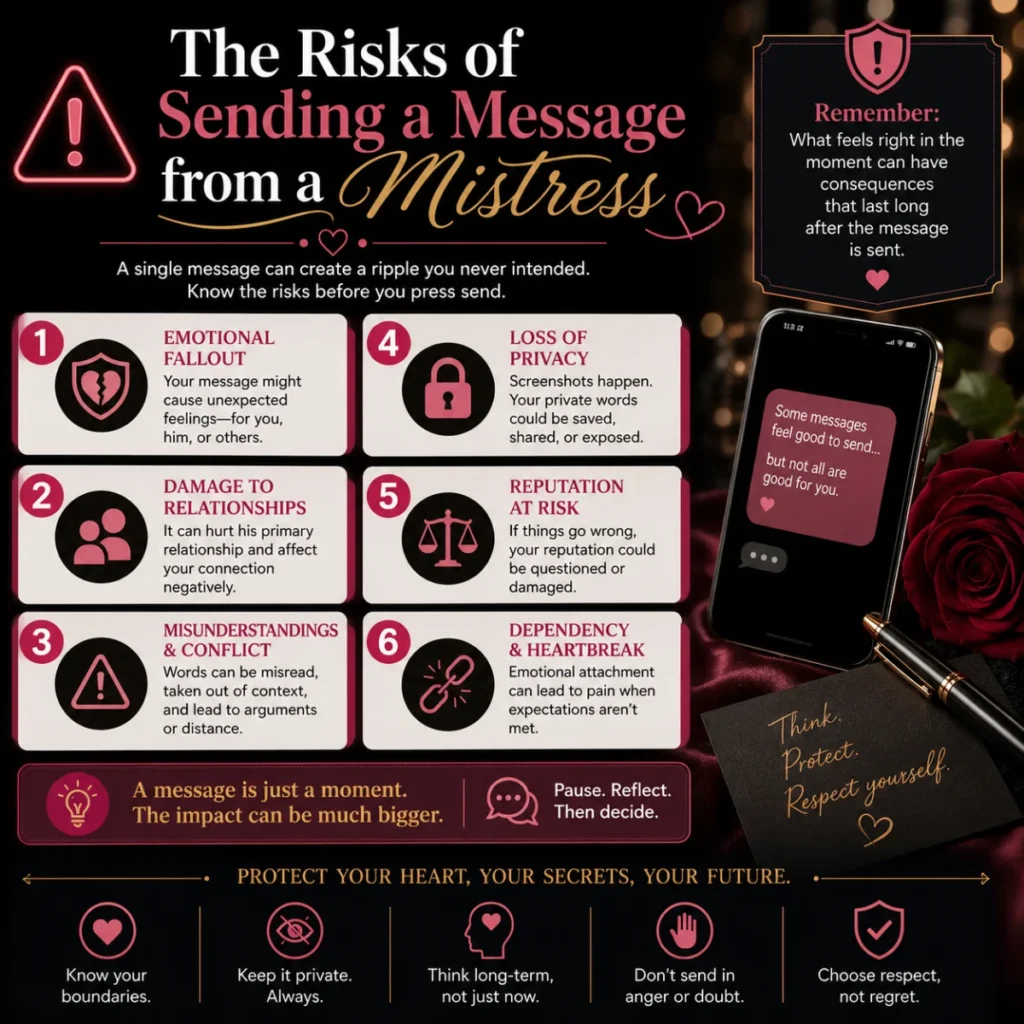 The Risks of Sending a Message from a Mistress