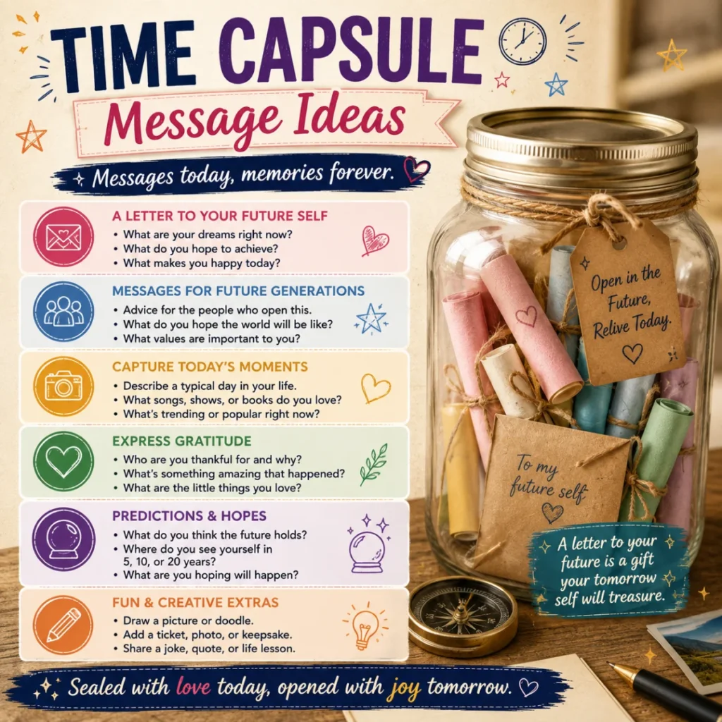 Time Capsule Message Ideas