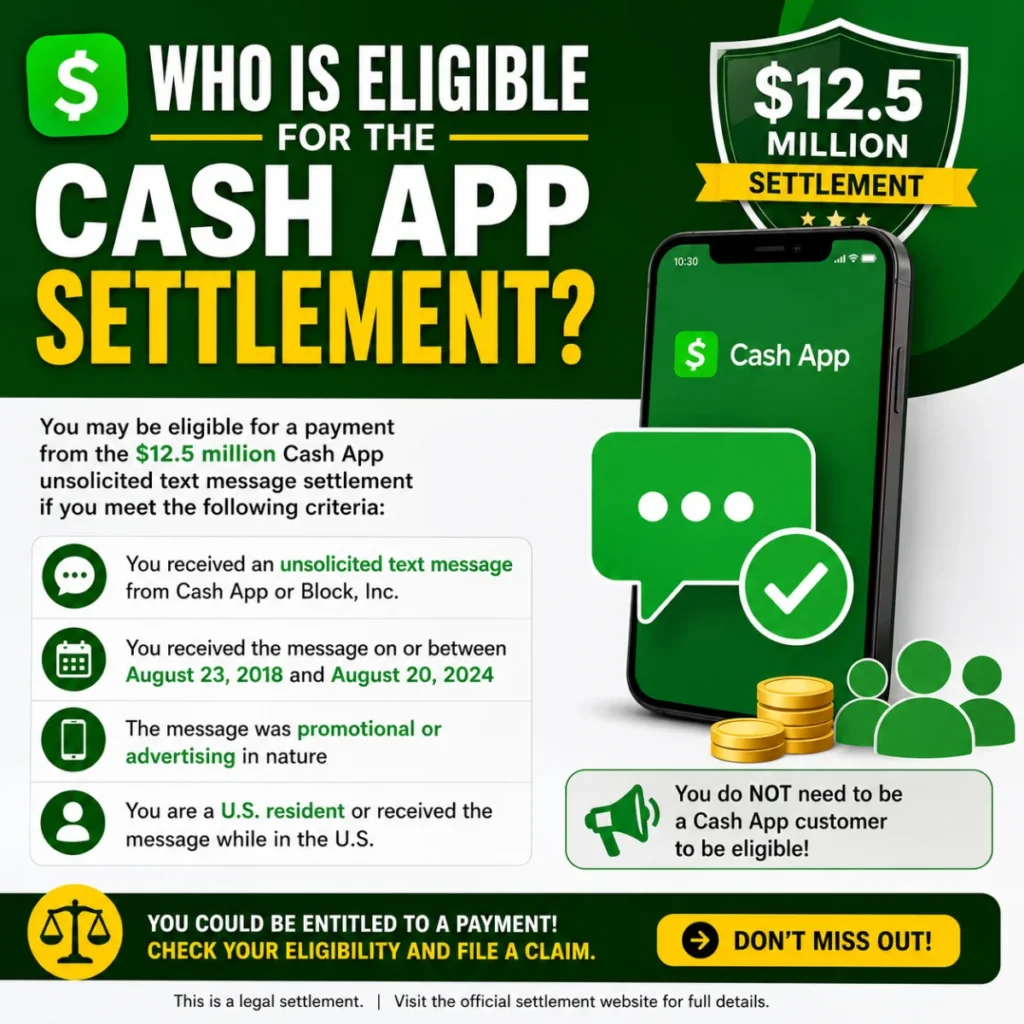 Who Is Eligible for the Cash App Settlement