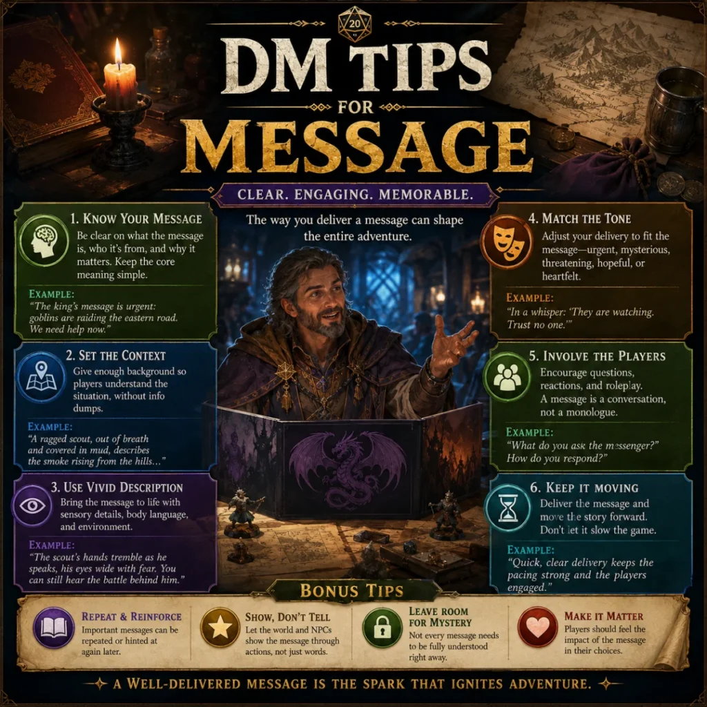 DM Tips for Message