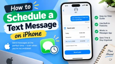 How to Schedule a Text Message on iPhone