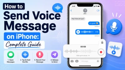How to Send Voice Message on iPhone Complete Guide