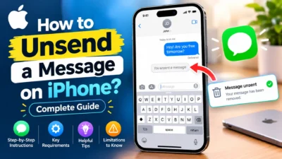 How to Unsend a Message on iPhone Complete Guide